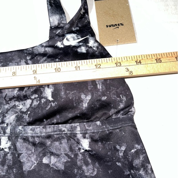 Nike Black Earth Dye Scoopneck Tankini Top‎ Size Medium New with Tags - Picture 10 of 13